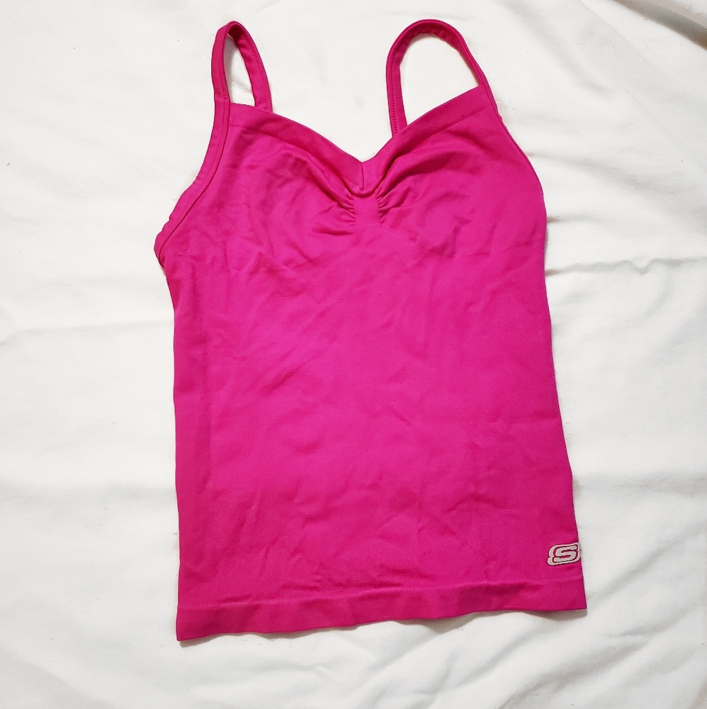 Hot Pink Sketches Tank Top